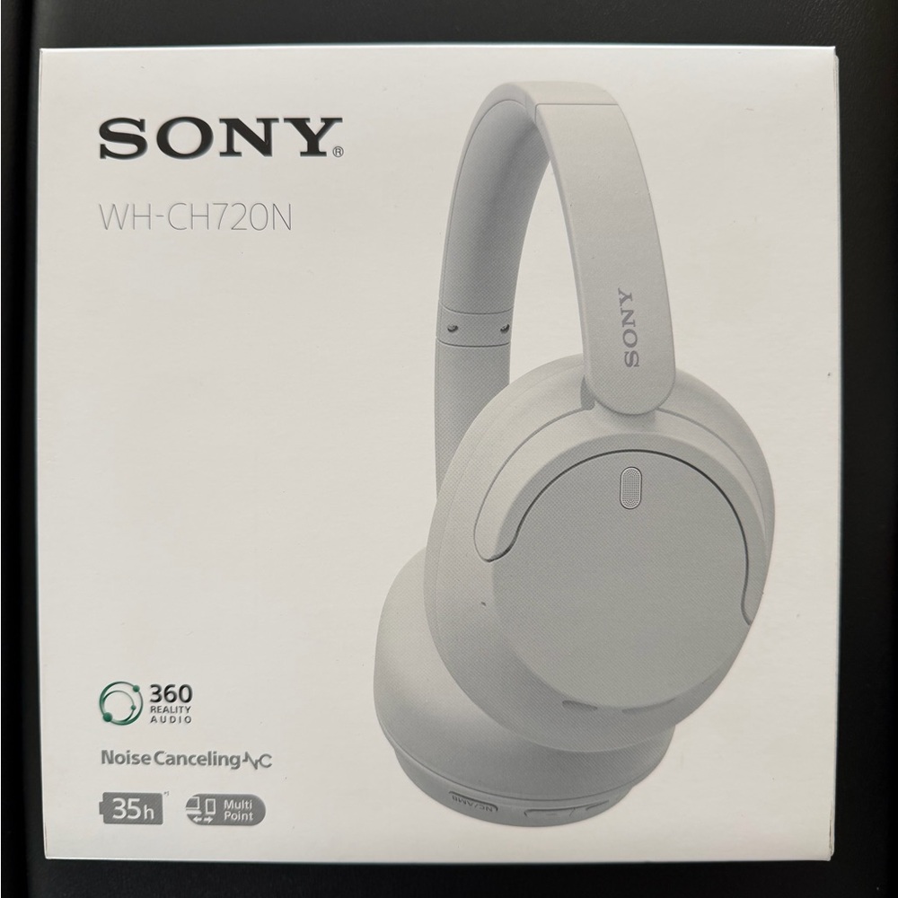 Sony Wireless Noise Cancelling Headphones in White